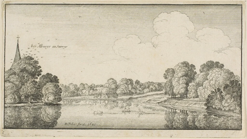 Albury by Wenceslaus Hollar, print, 1645
