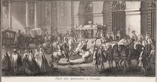 Grand Escalier du Chateau de Versailles dit Escalier des Ambassadeurs by Charles Le Brun, book, 1725
