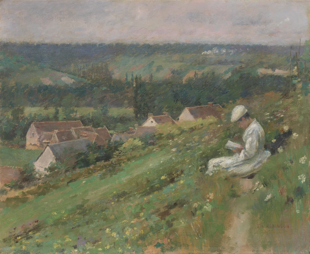 The Valley of Arconville by Theodore Robinson, painting, 1887