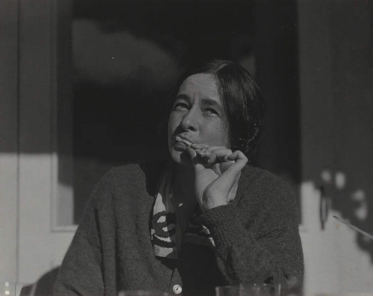 Ida O'Keeffe by Alfred Stieglitz, photograph, 1924