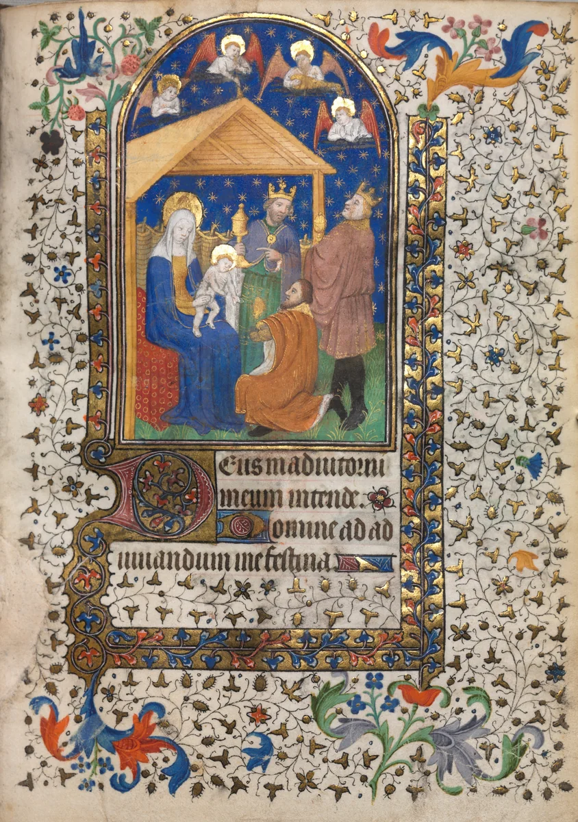 Book of Hours (Use of Paris): Adoration of the Magi by Boucicaut Master, book, 1415-1425