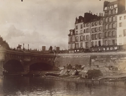 Coin du Pont-Neuf by Eugène Atget, photograph, 1898