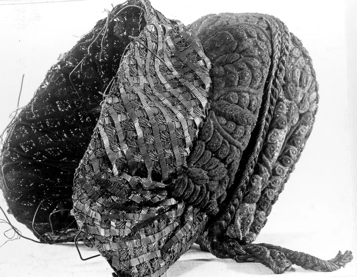 Headdress by Austria, Vienna, textile, 1801-1900