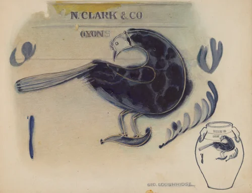 Jar by George Loughridge, index of american design, 1937