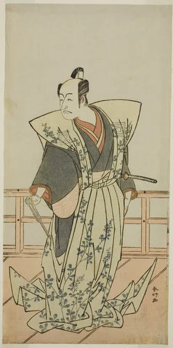 The Actor Ichikawa Danjuro V in an Unidentified Role by Katsukawa Shunko, print, 1771-1781