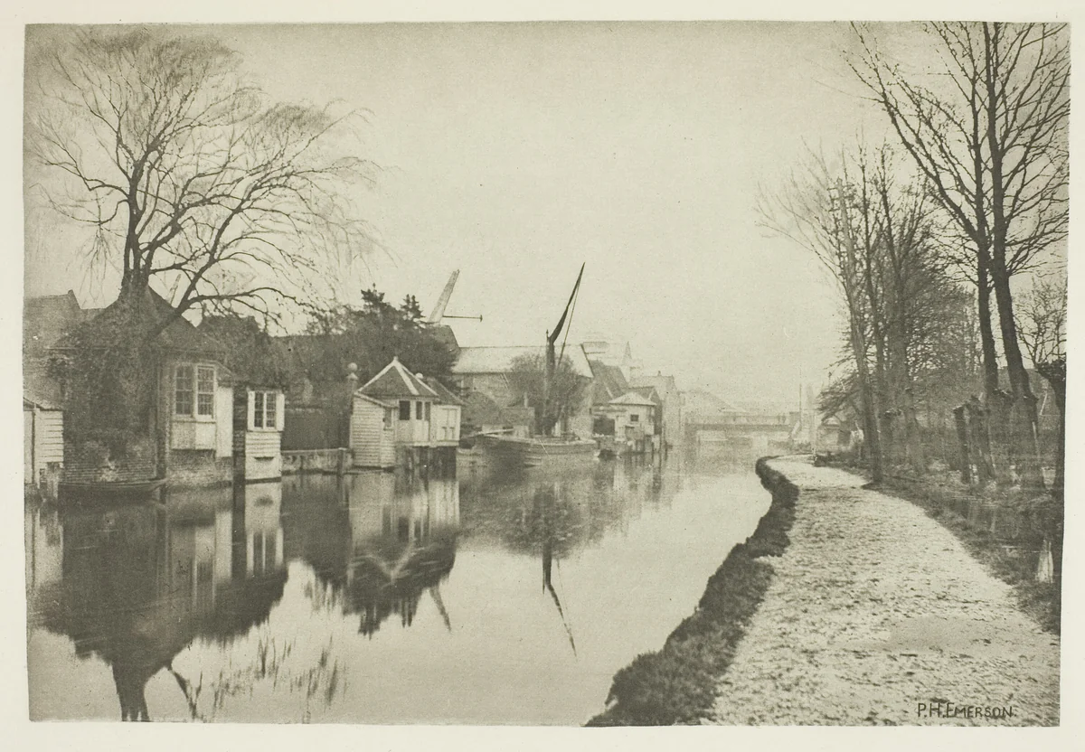 Ware, Herts by Peter Henry Emerson, print, 1880-1888