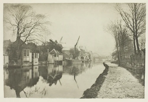 Ware, Herts by Peter Henry Emerson, print, 1880-1888