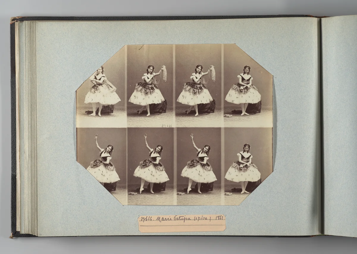 Marie Petipa by André Adolphe-Eugène Disdéri, photograph, 1861