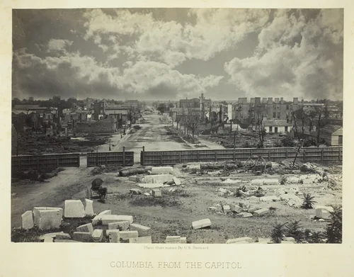 Columbia from the Capitol by George Barnard, photograph, 1866
