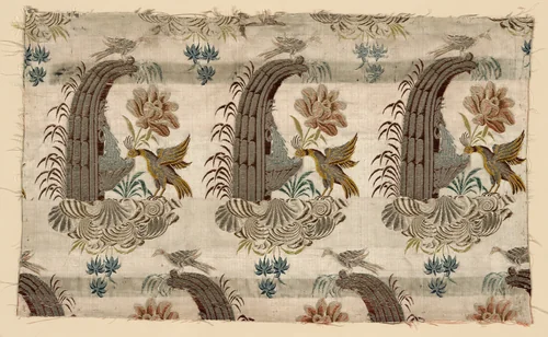 Fragment (Dress Fabric) by France, textile, 1701-1800