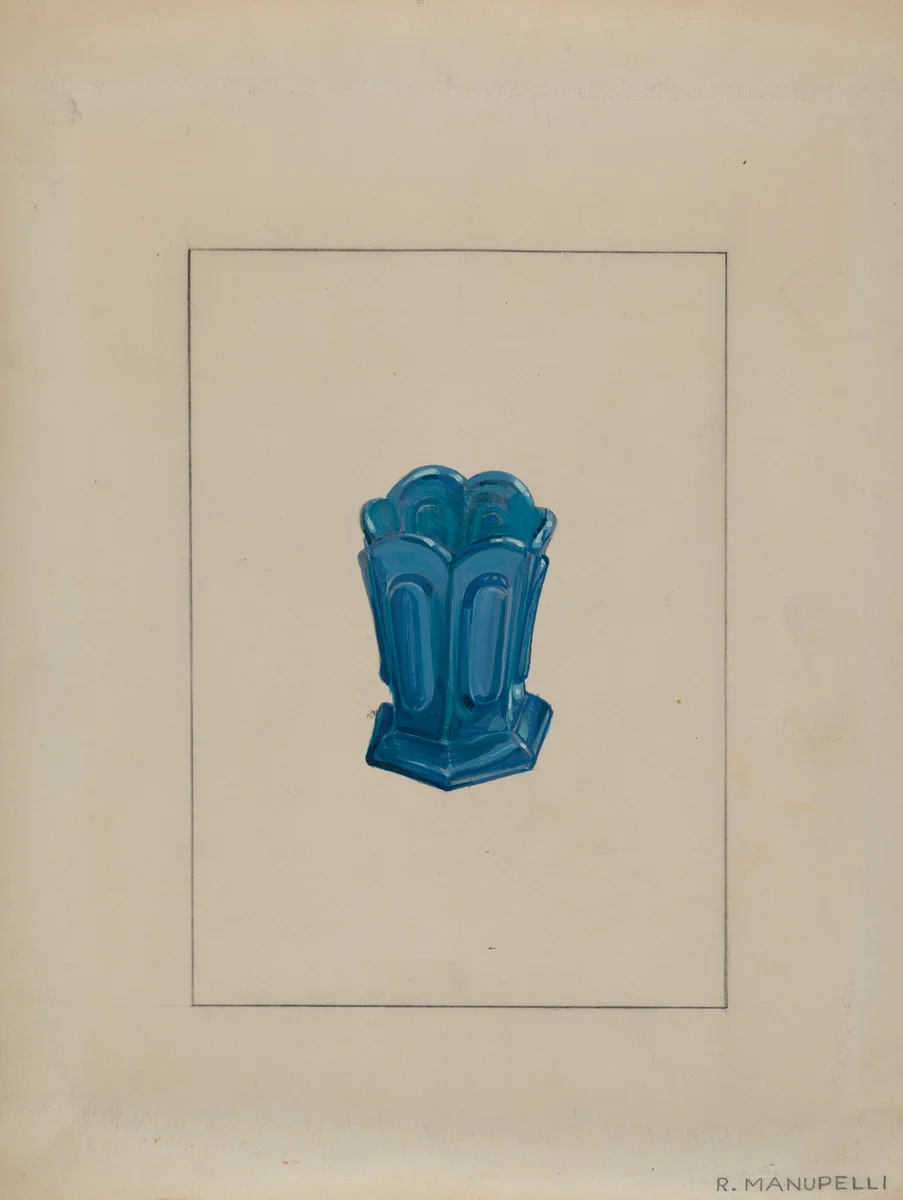 Egg Glass by Raymond Manupelli, index of american design, 1936