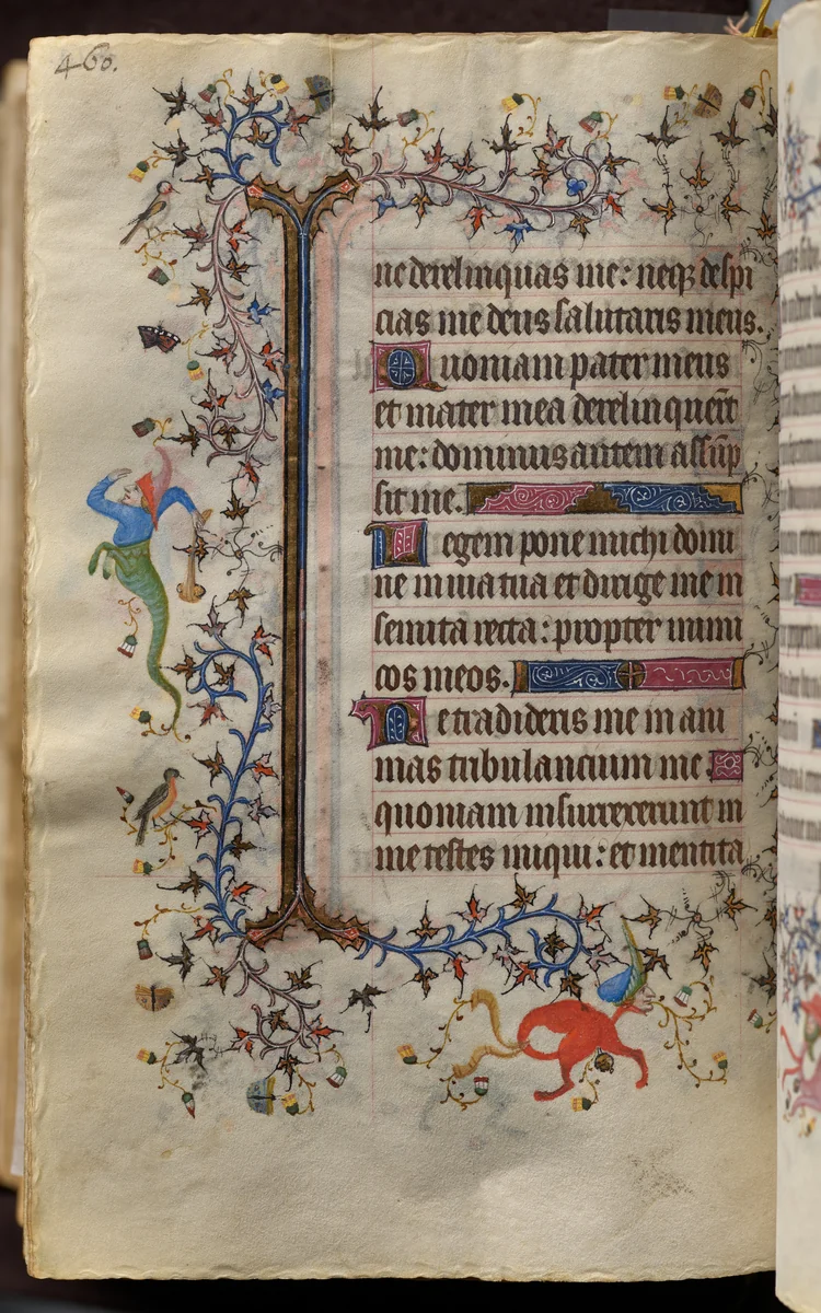 Hours of Charles the Noble, King of Navarre (1361-1425): fol. 224v, Text by Master of the Brussels Initials and Associates, book, 1400-1410