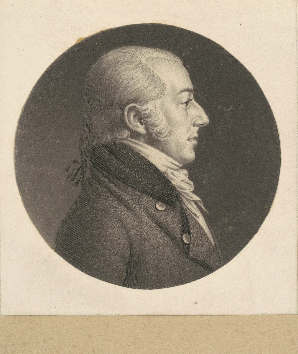 John Rhea Smith by Charles B. J. Févret de Saint-Mémin, print, 1798-1803