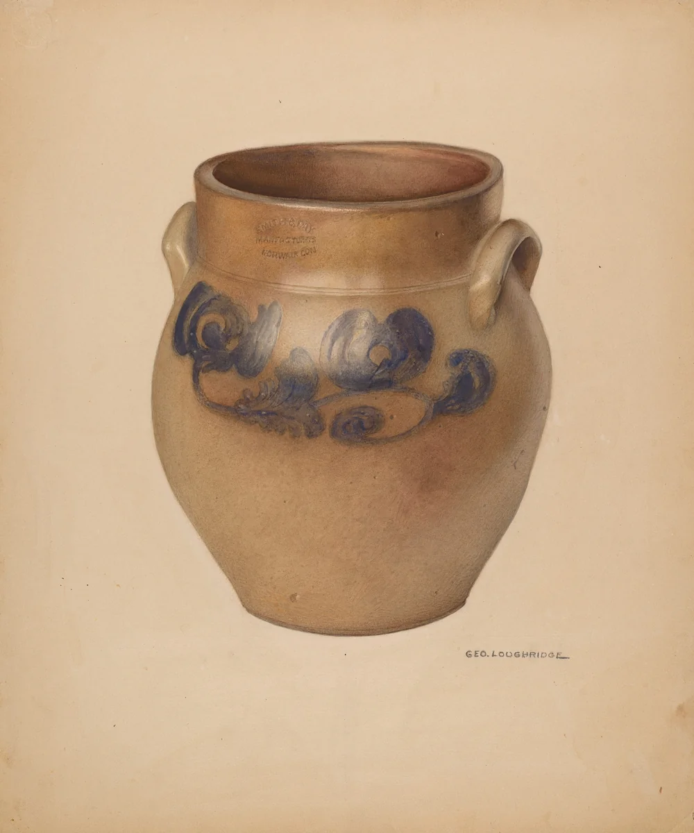 Jar by George Loughridge, index of american design, 1938