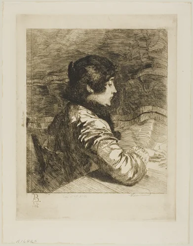 Madame Besnard by Albert Besnard, print, 1884