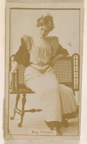 Ray Vernon, from the Actresses series (N245) issued by Kinney Brothers to promote Sweet Caporal Cigarettes by Kinney Brothers Tobacco Company, photograph, 1890