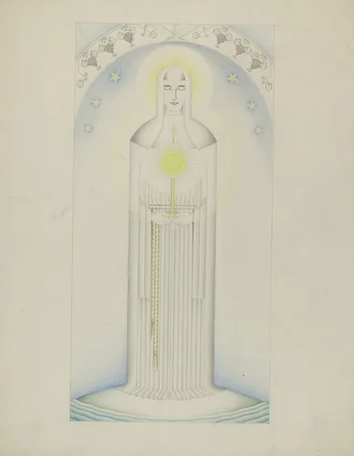 Santa Clara de Asis by American 20th Century, index of american design, 1935-1942