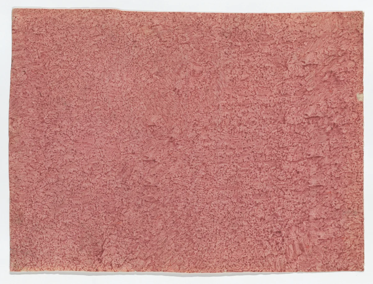 Red paste paper by anonymous, print, 1700-1800