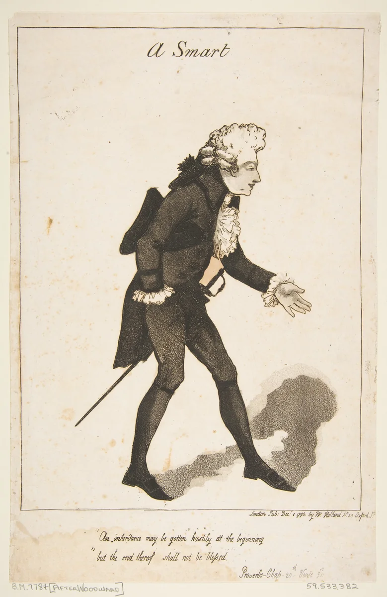 A Smart by Thomas Rowlandson, print, 1790