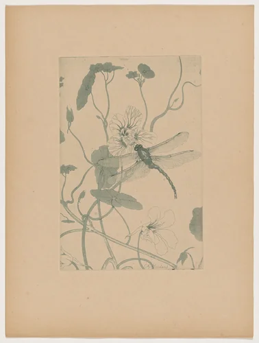 Fleurs (Flowers) by Charles-Louis-M. Houdard, print, 1895