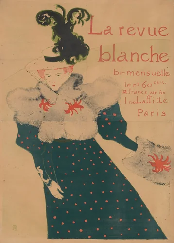 La revue blanche by Henri de Toulouse-Lautrec, print, 1895