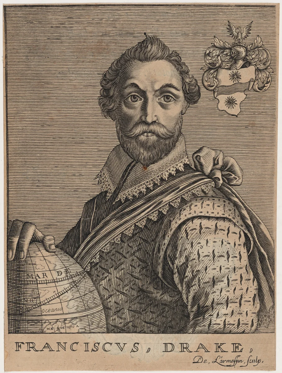 Sir Francis Drake by Nicolas de Larmessin IV, print, 1682