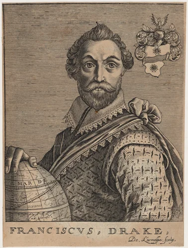 Sir Francis Drake by Nicolas de Larmessin IV, print, 1682