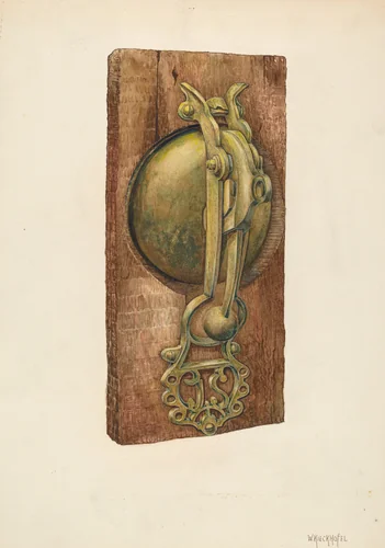 Mule Car Bell by William Kieckhofel, index of american design, 1939