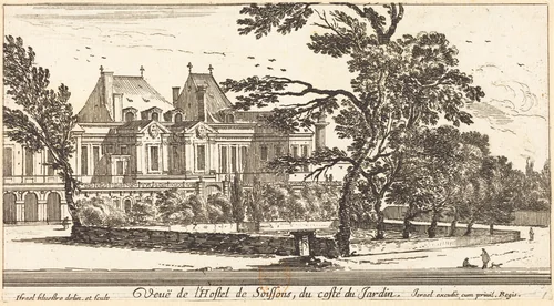 Veue de l'Hostel de Soissons by Israël Silvestre, print, 1652