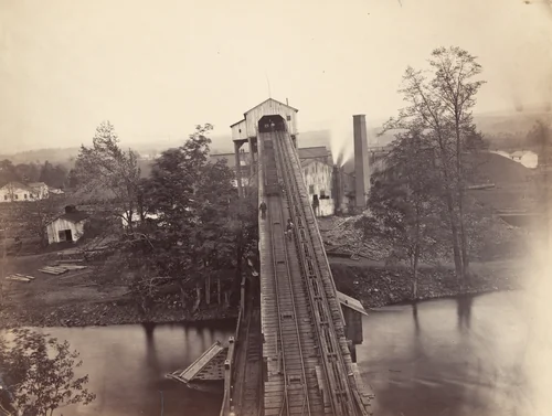 Von Storch Breaker, Del. & Hudson Canal Co. by Thomas H. Johnson, photograph, 1858-1868