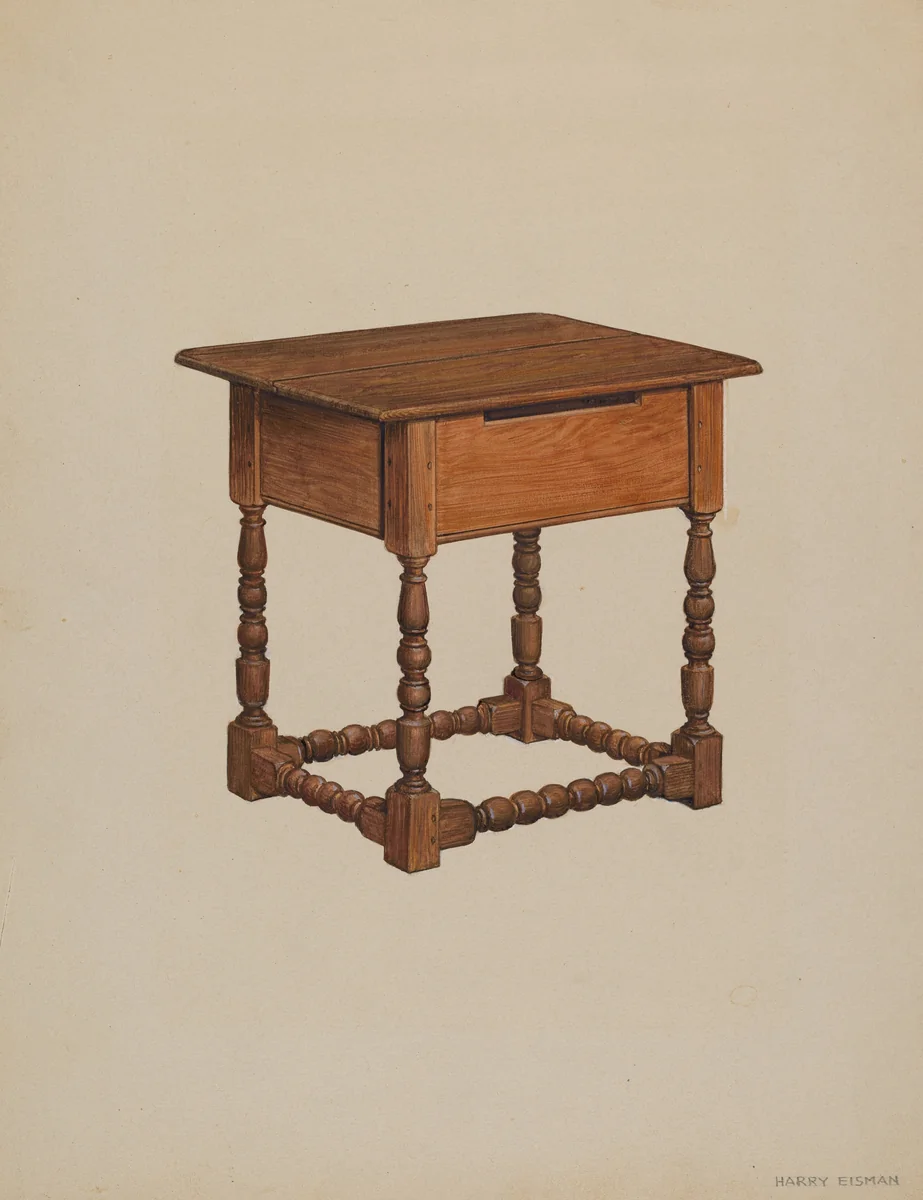 Tavern Table by Harry Eisman, index of american design, 1936