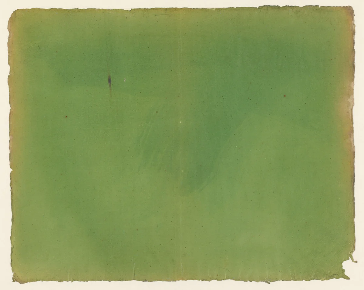 Effen lichtgroen papier by anonymous, other, 1800-1900