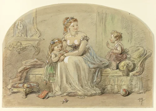 The Little Lecturer by Hablot Knight Browne, painting, 1835-1882