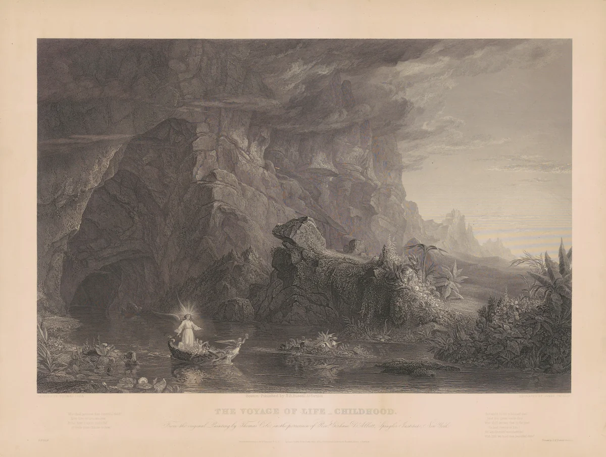 The Voyage of Life: Childhood by James Smillie
Thomas Cole
John H. Daniels
Benjamin B. Russell, print, 1850-1860