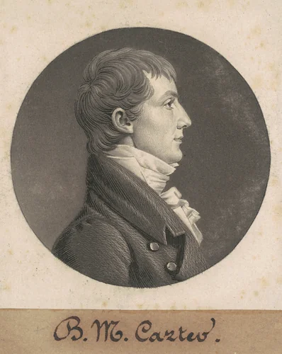 Thomas Bolling Robertson by Charles B. J. Févret de Saint-Mémin, print, 1807-1808