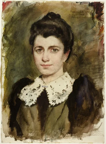 Caroline D. Wade by Frederick Warren Freer, painting, 1869-1908