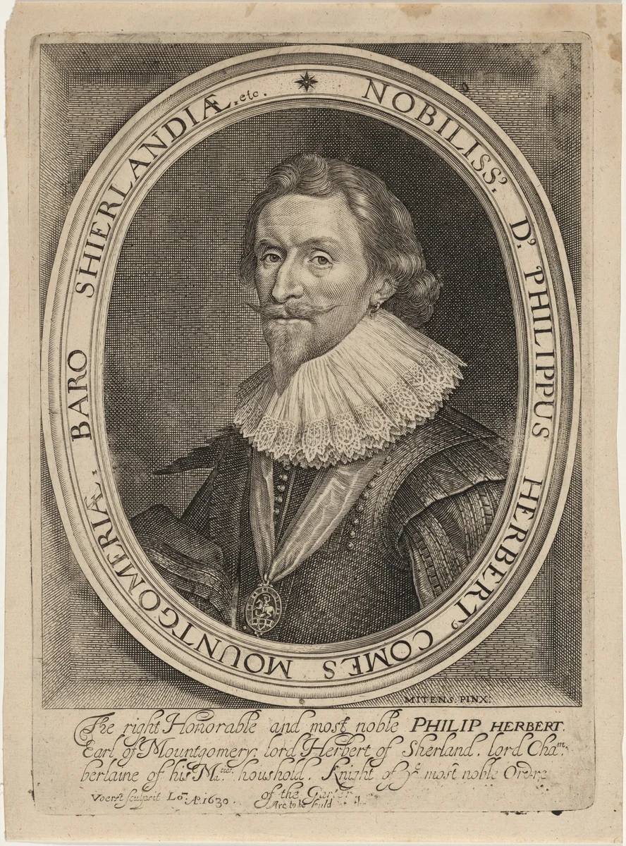 Philip Herbert, Fourth Earl of Pembroke by Hermann Marx
Robert van Voerst
Daniel Mytens the Elder, print, 1630