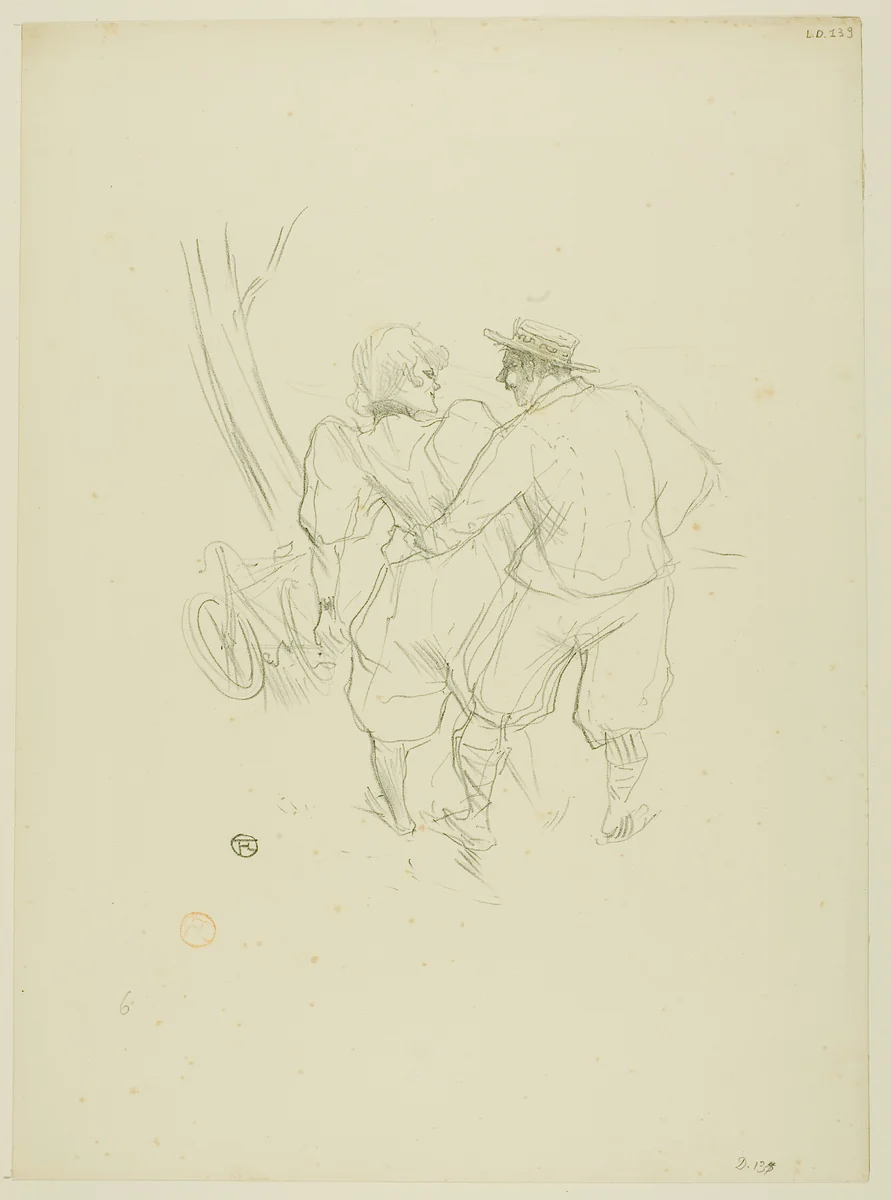 Floréal, from Mélodies de Désiré Dihau by Henri de Toulouse-Lautrec, print, 1895