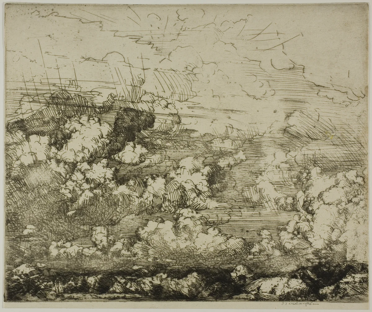 Above the Mountains, Switzerland by Donald Shaw MacLaughlan, print, 1908