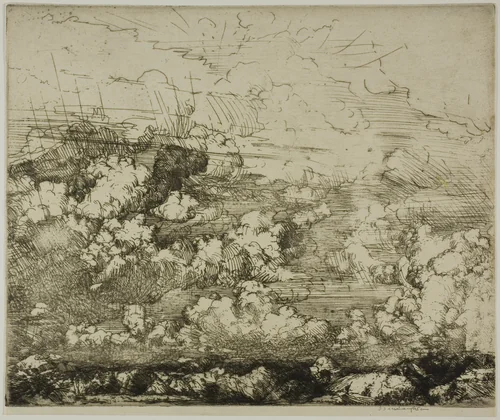 Above the Mountains, Switzerland by Donald Shaw MacLaughlan, print, 1908