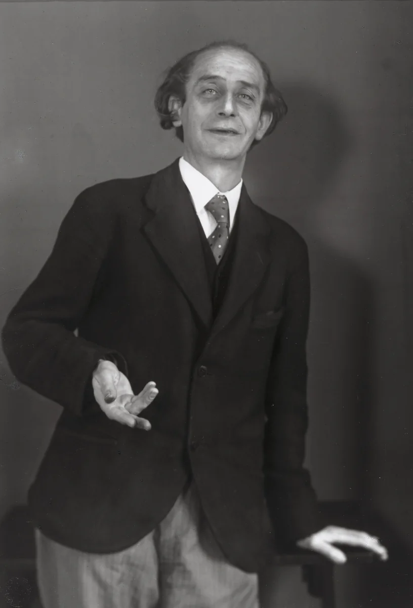 Touring Player by August Sander, photograph, 1928