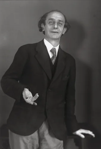 Touring Player by August Sander, photograph, 1928