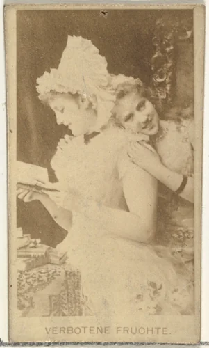Verbotene Fruchte, from the Actors and Actresses series (N145-8) issued by Duke Sons & Co. to promote Duke Cigarettes by W. Duke, Sons & Co., photograph, 1890-1895