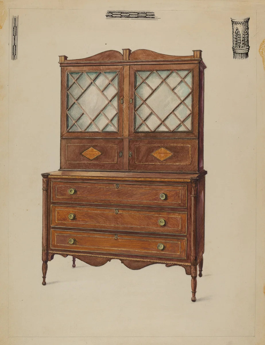 Secretary by Bernard Gussow, index of american design, 1936