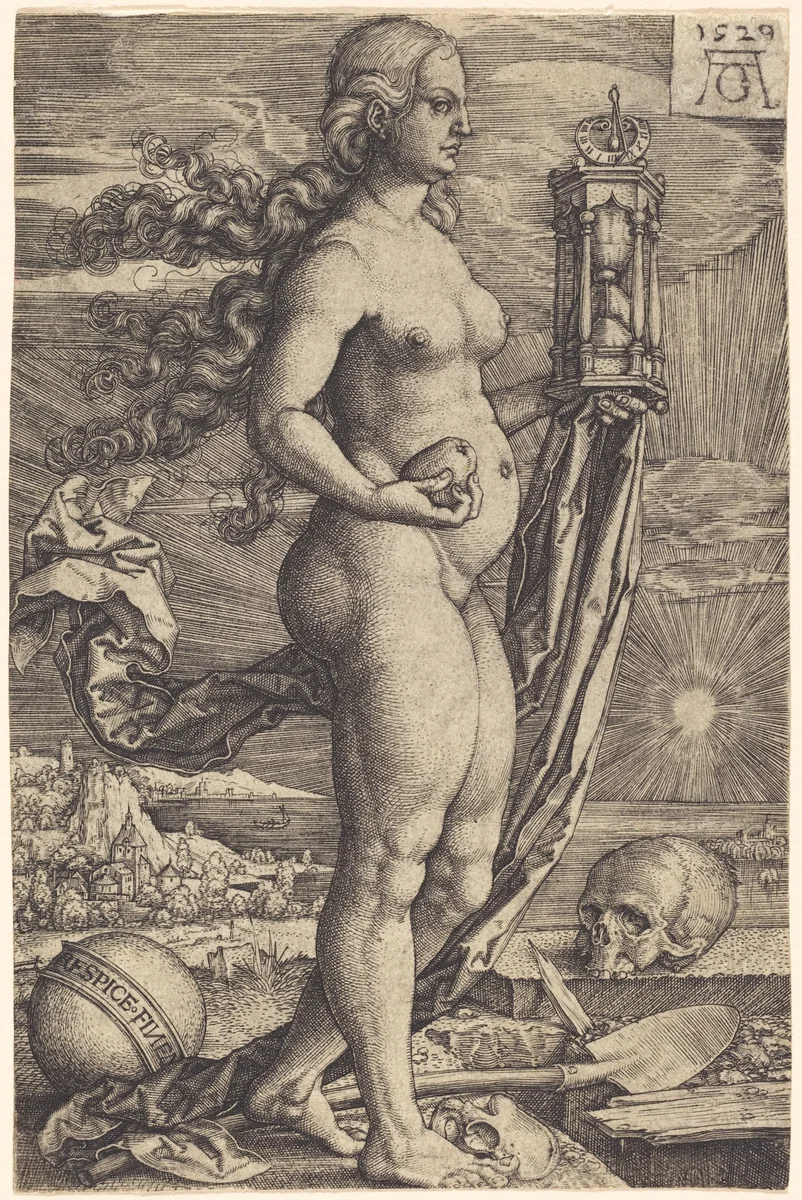 Commemoration of the Dead by Heinrich Aldegrever, print, 1529