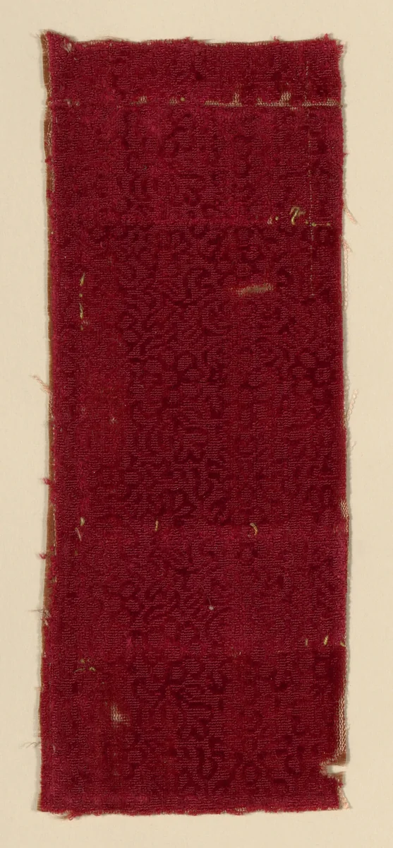 Fragment by Italy, textile, 1775-1800