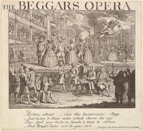 The Beggar's Opera by William Hogarth, print, 1728