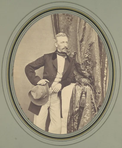 Mathias Häusermann by Franz Antoine, photograph, 1850-1869