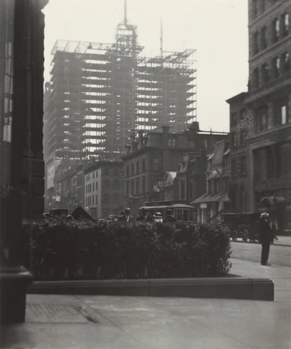 Old and New New York by Alfred Stieglitz, photograph, 1910