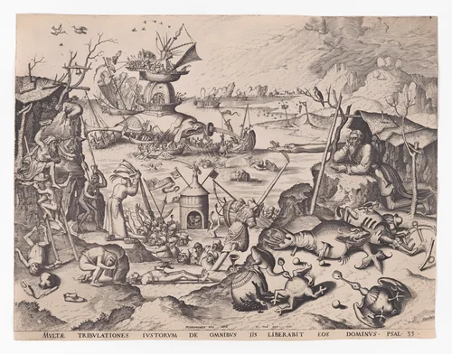 The Temptation of St. Anthony by Hieronymus Bosch, print, 1561